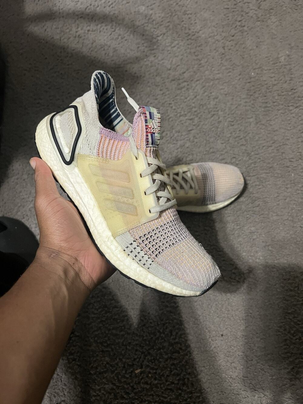 Size 8.5- Adidas Ultraboost 19 'Clear Lilac'